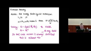 CTNT 2024 - Class Field Theory (Christelle Vincent) - Lecture 4
