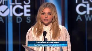Chloe Grace Moretz Favorite Dramatic Actress Peoples Choice Awards 2015