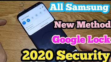 All SAMSUNG 2020 FRP/Google Lock Bypass Android 9 WITHOUT PC - NEW Method