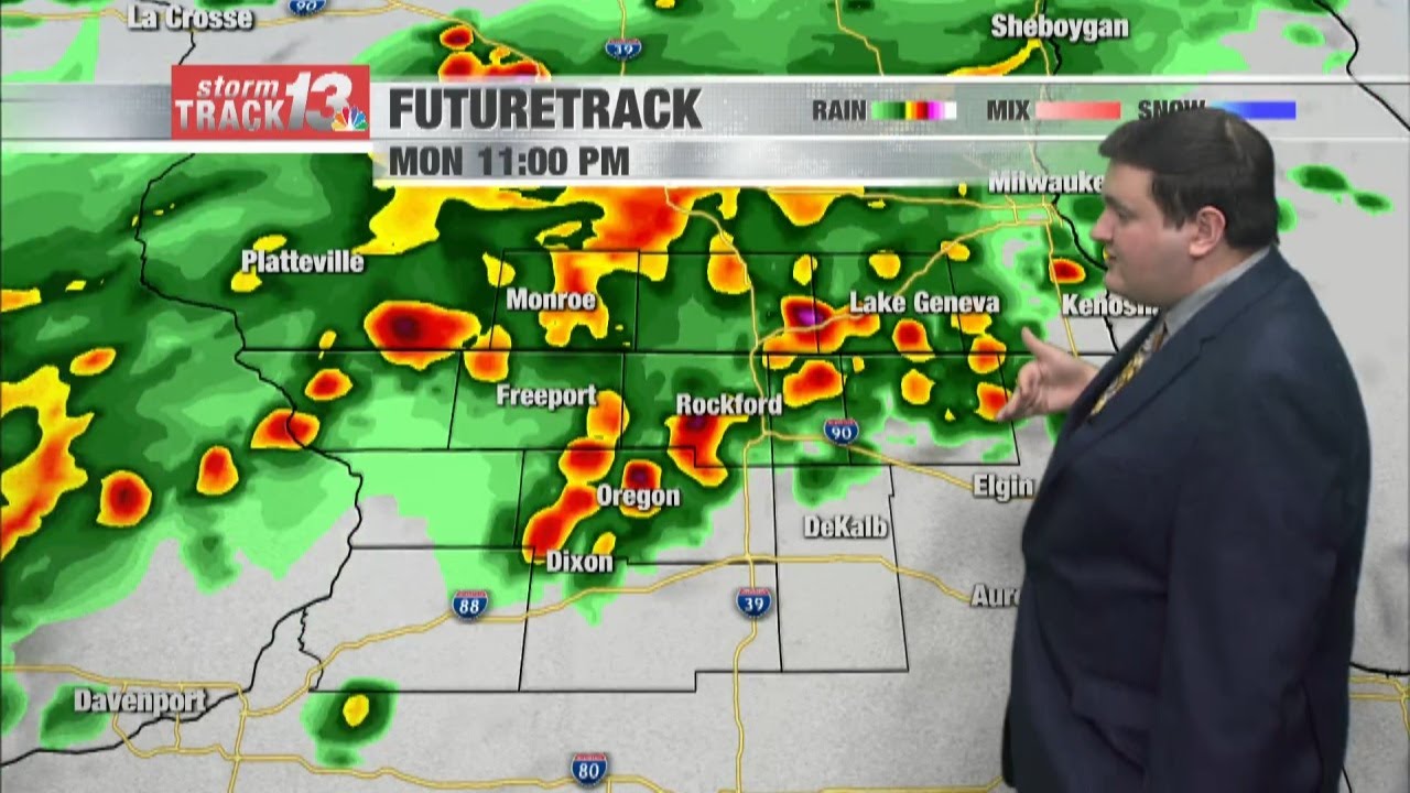 Round of rain and storms kicks out dangerous heat - YouTube