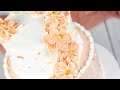 Simple DIY Floral Whipped Cream Cake Tutorial