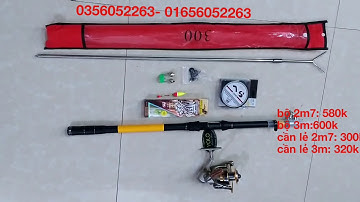 Bộ cần câu lăng xê LW chất lượng tốt giá rẻ