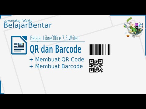 Learn LibreOffice 7.3 Writer How to Create QR Code and Barcode