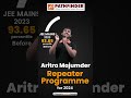 Aritra Majumdar JEE Main Ranker | Pathfinder Repeater Programme #shorts