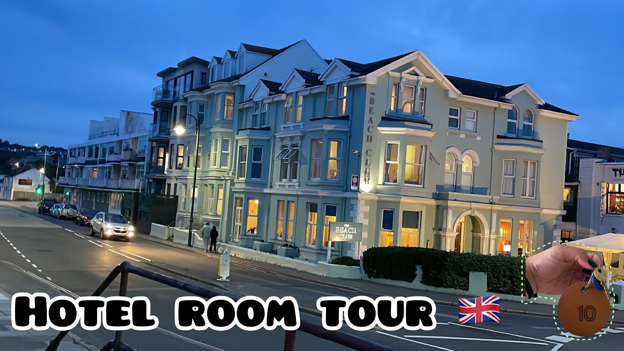 Best hotel in UK Penzance ,Cornwall The Beach Club , Beach view from