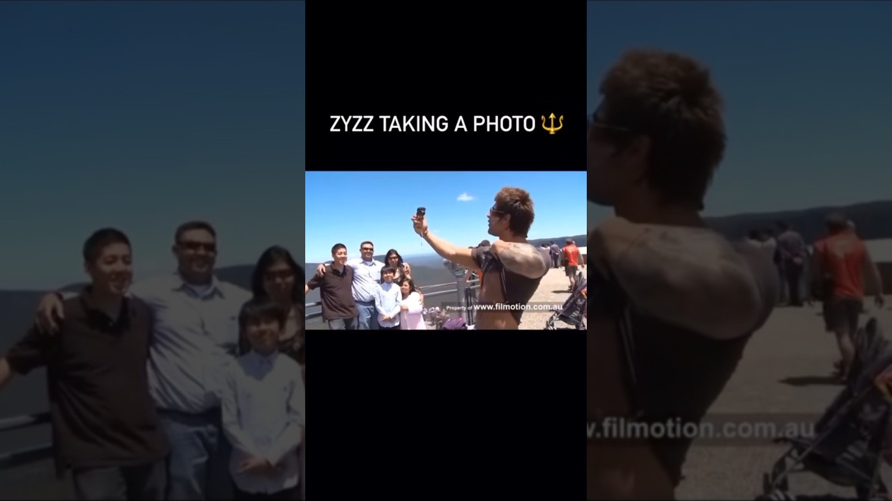 Zyzz taking a photo 🗿