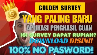 APLIKASI PENGHASILAN CUAN TANPA RIBET, HANYA PERLU MENGISI SURVEY. DOWLOAD DISINI TANPA PASWORD!! 