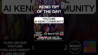 HOW TO WIN! AT KENO! #shorts #slots #casino #keno #youtubeshorts #youtuber #viral    AI Keno    💲