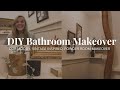DIY Small Bathroom Makeover | Our Powder Room Makeover | Moody & Vintage Inspired Bathroom Design