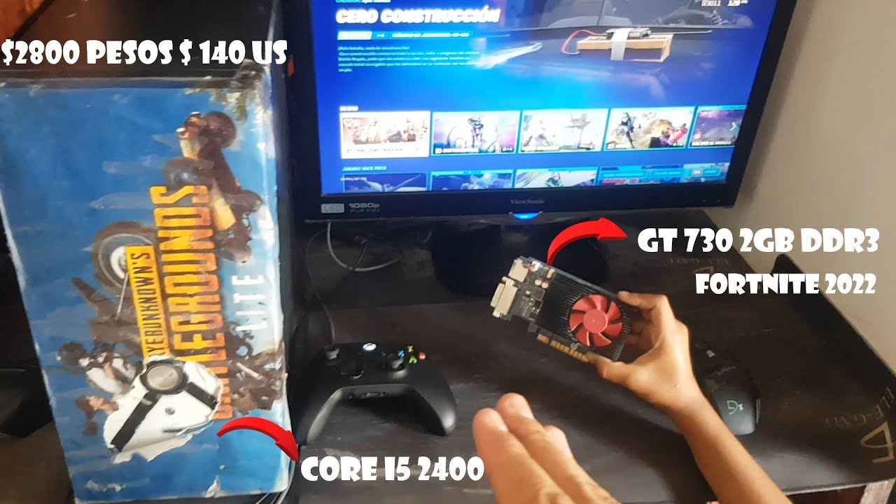 デスクトップPCCore i52400s GT730‼️Fortnite50FPS Core i5 2400 + Gt 730 en Fortnite en el 2022 FORTNITE EN EL