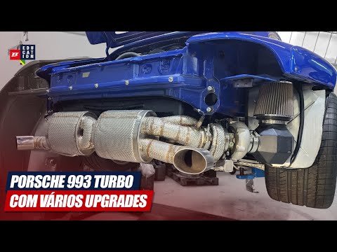 Porsche 993 Turbo com vários upgrades
