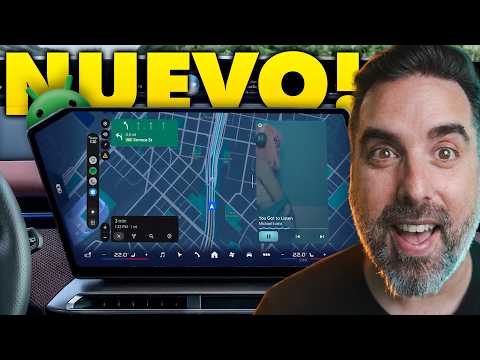 El nuevo ANDROID AUTO cambia POR COMPLETO: nuevo diseño, IA, widgets y mejoras | Android Automotive