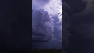 Tropical Monsoon Storm Cloud Cumulonimbus with lightning #shorts #storm #lighting