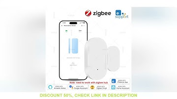 EWelink ZigBee Door Window Sensor Smart Home Wireless Door Open Close Detector APP Remote Alarm Work
