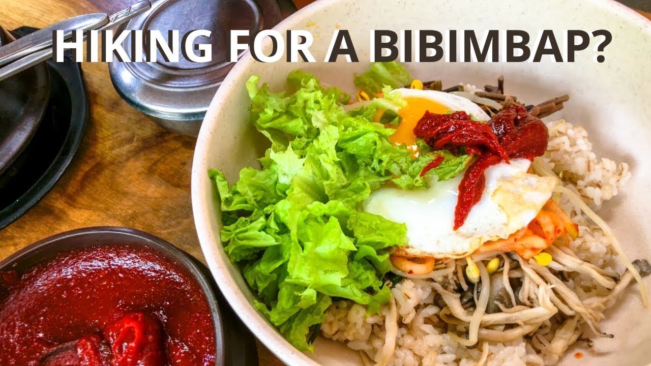 Bibimbap  (비빔밥)  | hiking in South Korea