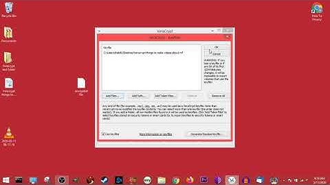 Learning Veracrypt Part 61, changing a keyfile, then changing it back