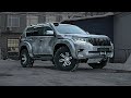 Оклейка Land Cruiser Prado с расширениями в пленку. ч.2