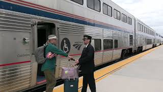 The Calif. Zephyr in Ft. Morgan on 17MAY2026