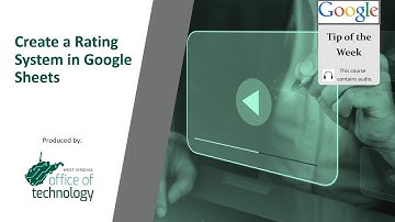 Create a Rating System in Sheets