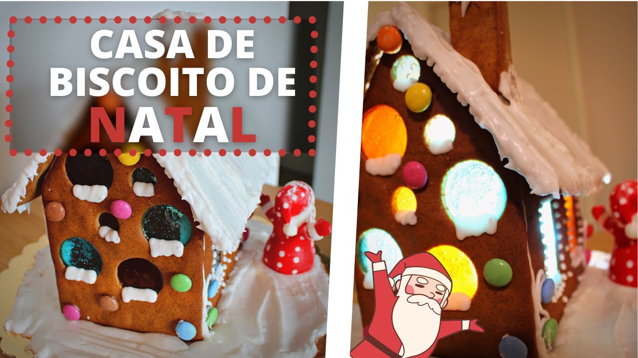 Casinha de Biscoito de Natal