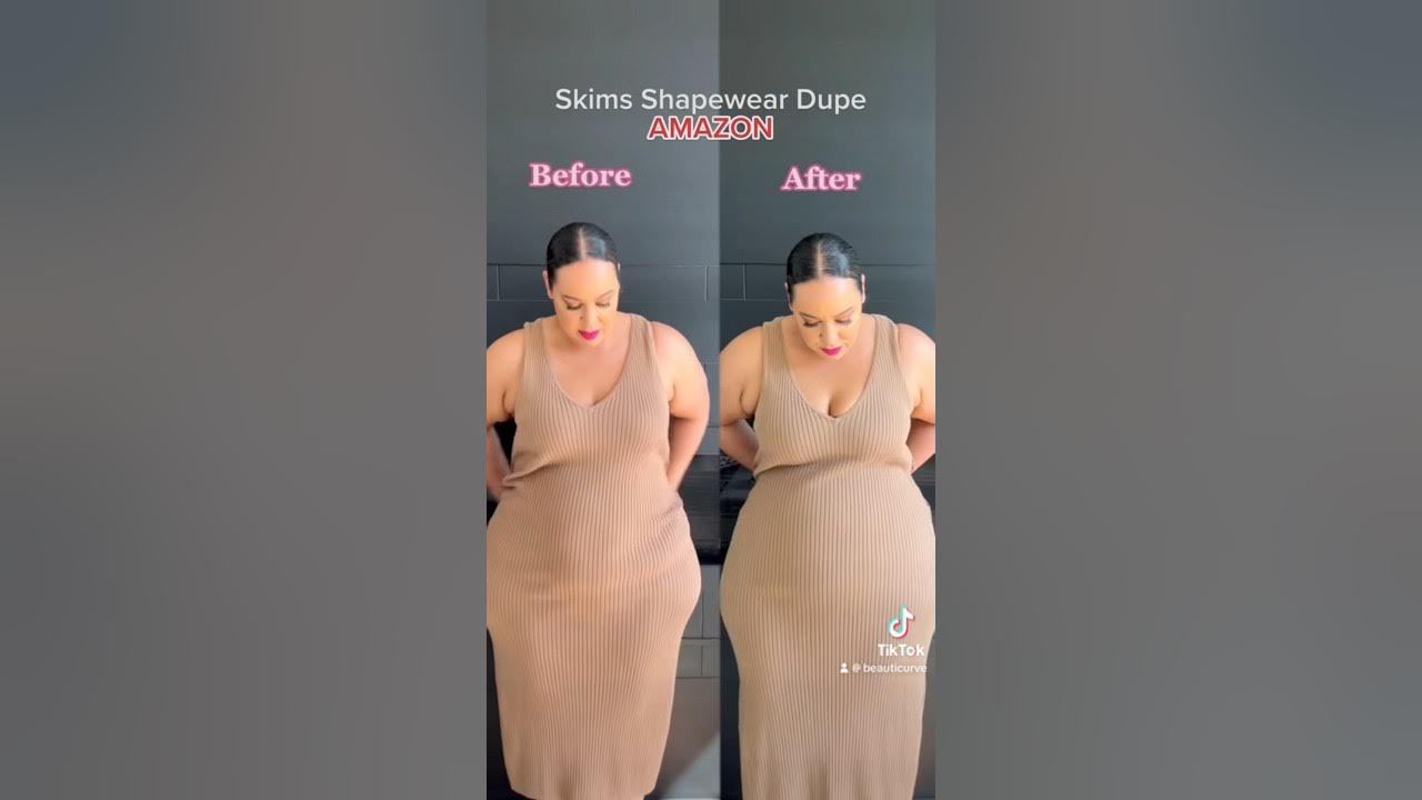 Skims dupe shapewear from ? Yes, please. 🥰 #shapewear  #plussizefashion # 