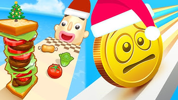 Sandwich Runner | Coin Rush - Best Mobile Games All Level Gameplay Walkthrough iOS Android apk games