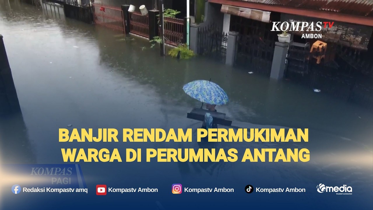 Banjir Rendam Permukiman Warga di Perumnas Antang
