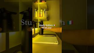 Study italian with me 🇮🇹#studywithme #studytok #studyaesthetic #italian #issen