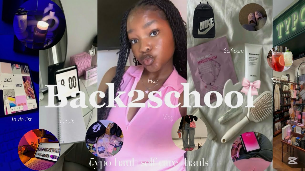 Back2school vlog|stationary haul|hair|reset|desk setup|[South African YouTuber]