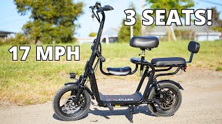 Best 3 Seat EScooter for Commuting Parents? Eilleo Spacewalk US-11 Assembly Unboxing Review 10% OFF screenshot 5