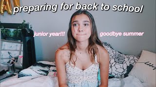 Preparing For My Junior Year Of High School