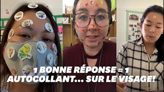 Aux Etats-Unis, ces enseignants mettent des autocollants sur leur visage pour stimuler leurs élèves screenshot 3