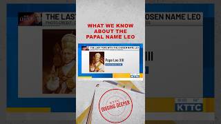 13 other pope’s chose the name Leo before Robert Provost did. #pope #popeleoxiv #news #minnesota