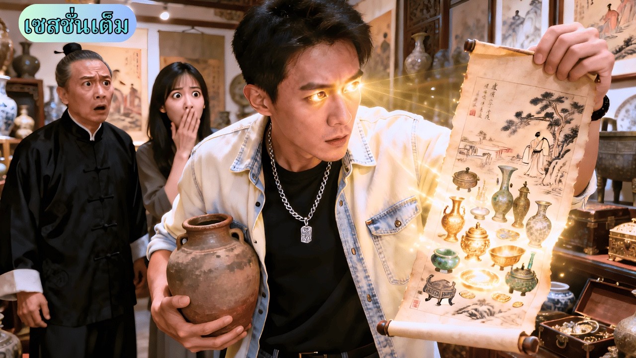 หนุ่มยากจนถูกดูถูก แต่มีดวงตาเทพทะลุ มองพบสมบัติชาติในภาพเก่า กวาดเงินล้านจนทุกคนตะลึง