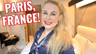 PARIS, FRANCE! 27 Hour International Flight Attendant Layover