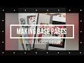 Making Base Pages for Scrapbook Layouts