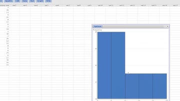 Histogram Example in StatCrunch