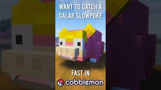 How to Find Galarian Slowpoke FAST in Cobblemon! #cobblemon #minecraft #pokemon