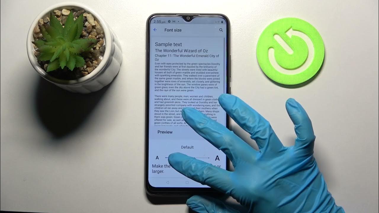 How to Change Font Size in REALME C21Y Adjust Font Size YouTube