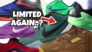 Kobe 4 Protro Girl Dad, KD4 Nerf, AE1 Low, KAI 1, G T  Cut 3 Safari! 20 New Hoop Shoes!