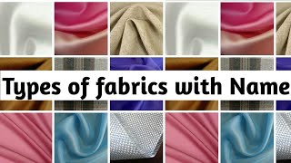 types of fabrics#viralvideo #clothes #material / list of all fabrics in English #fabric