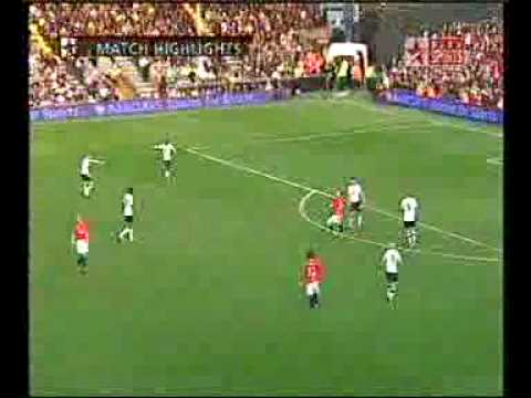 Fulham vs Manchester united 2nd half highlites High quality 21/03/09