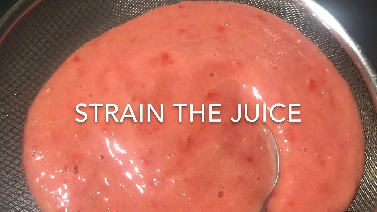 Easy Homemade Tomato Juice YouTube