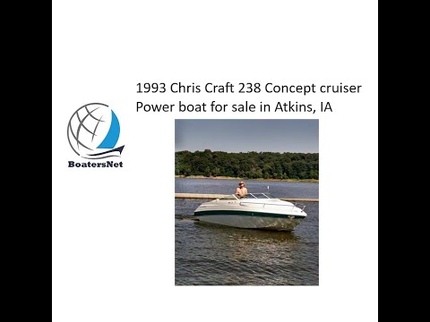 1993 Chris Craft 238 Concept cruiser Power boat for sale in Atkins, IA. $15,000. @BoatersNetVideos