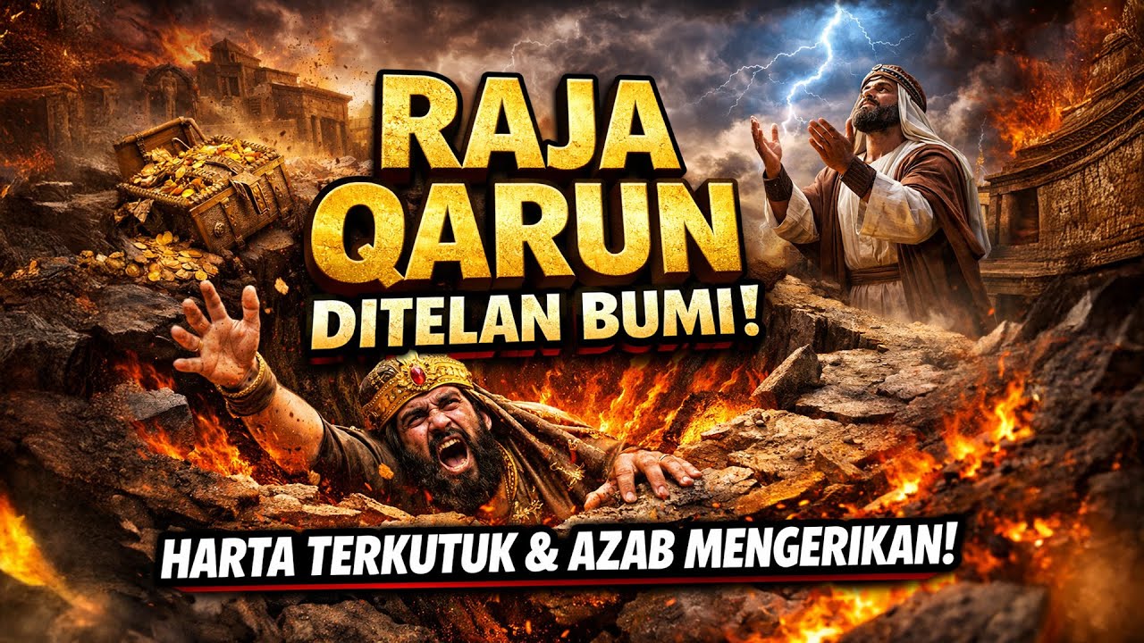 Kisah Raja Qarun: Dari Doa Jadi Kutukan, Harta Terlarang yang Menghancurkan