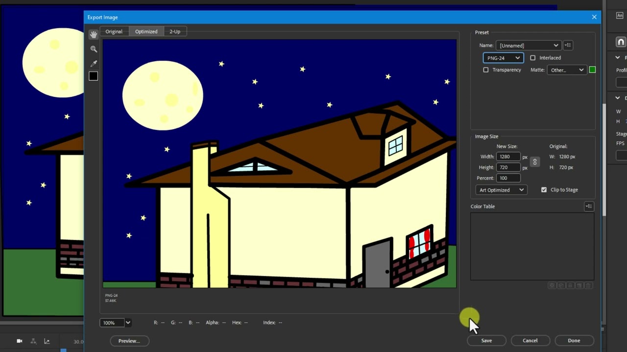 export animate to png