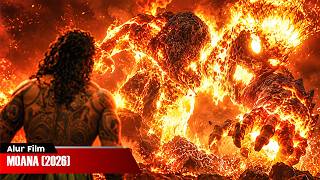 MOANA AND THE DEMIGOD FIGHT THE FIRE MONSTER RULER OF THE SEAS | MOVIE RECAP
