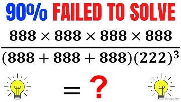 Calculators NOT Allowed | Can you Simplify Rational Expression? | Math Olympiad Training
