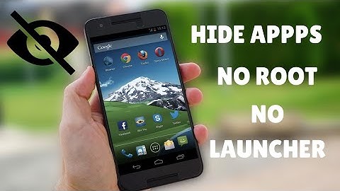 HIDE 😏 APPS WITHOUT ROOT OR WITHOUT ANY  LAUNCHER 😎.