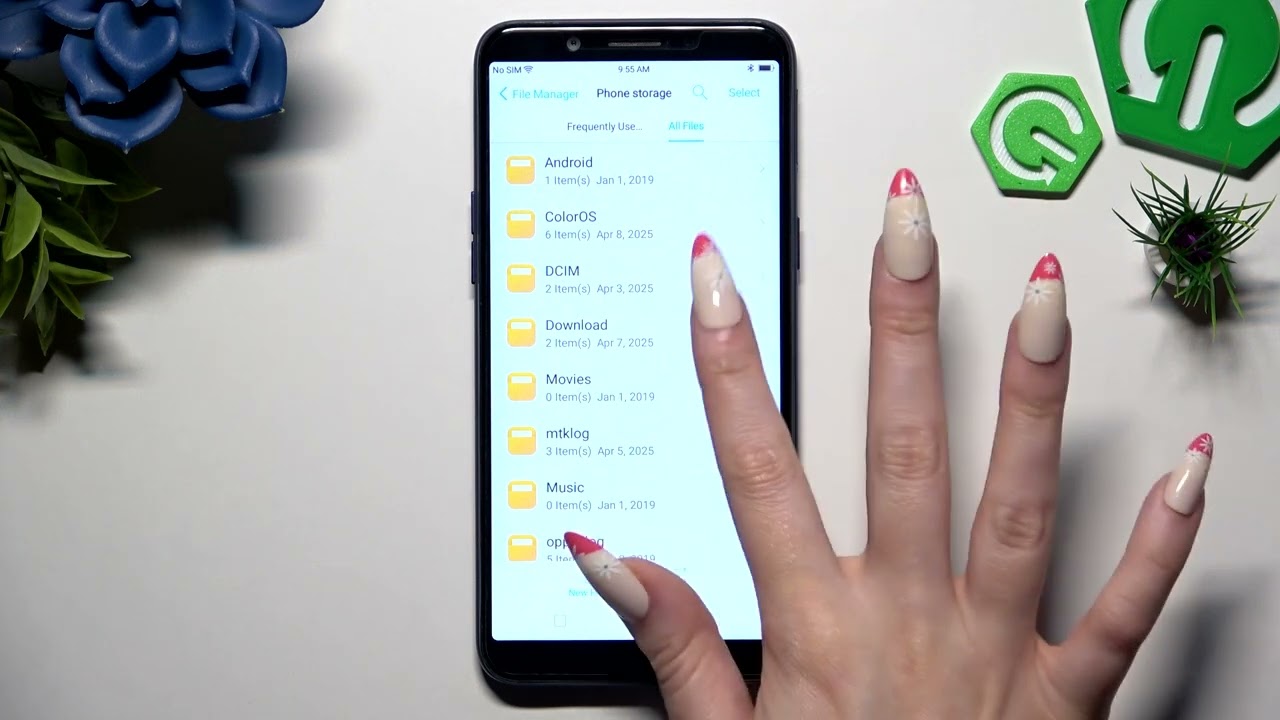 OPPO A83 - How to Find Downloaded Files? | File Management